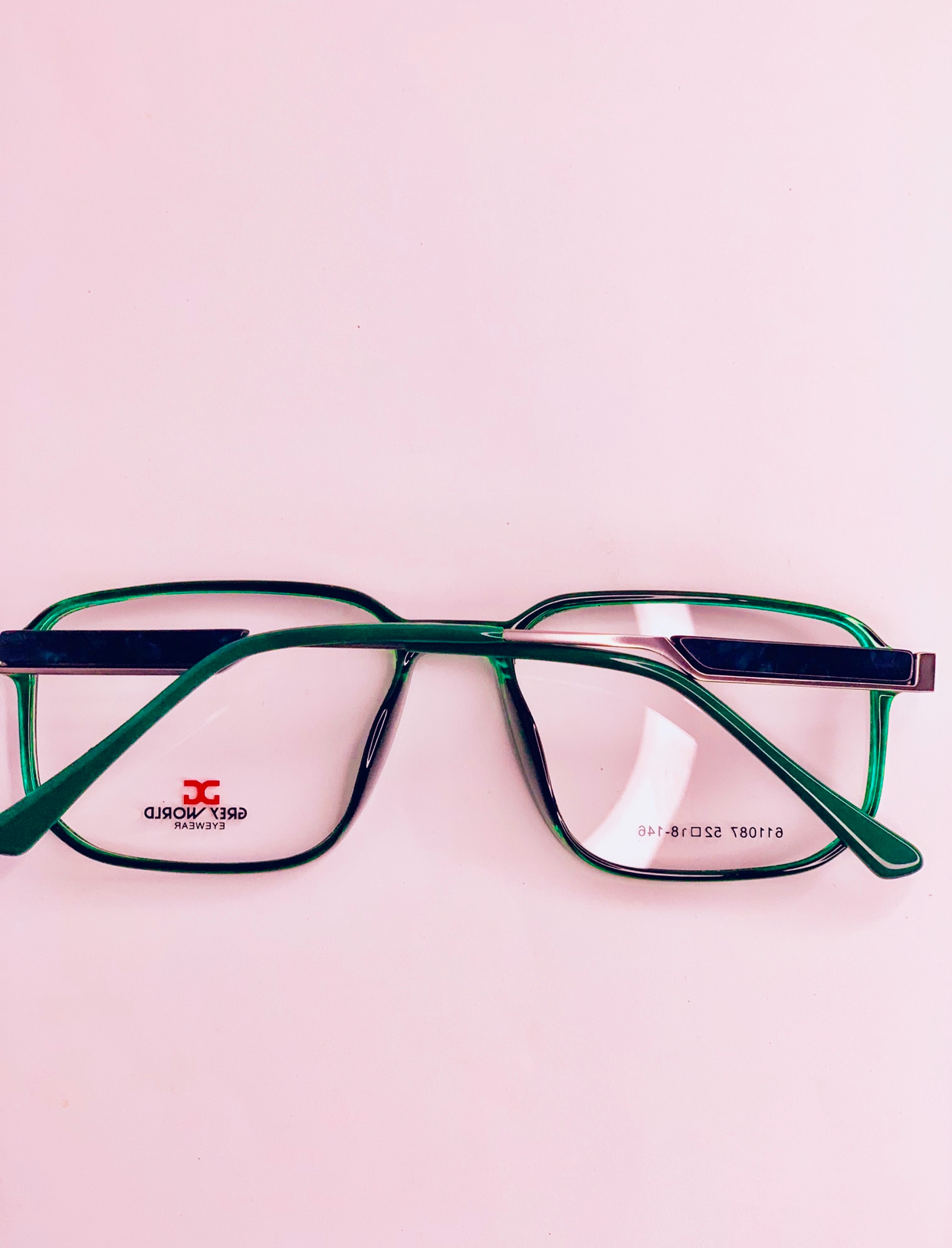 Green rectangle frame
