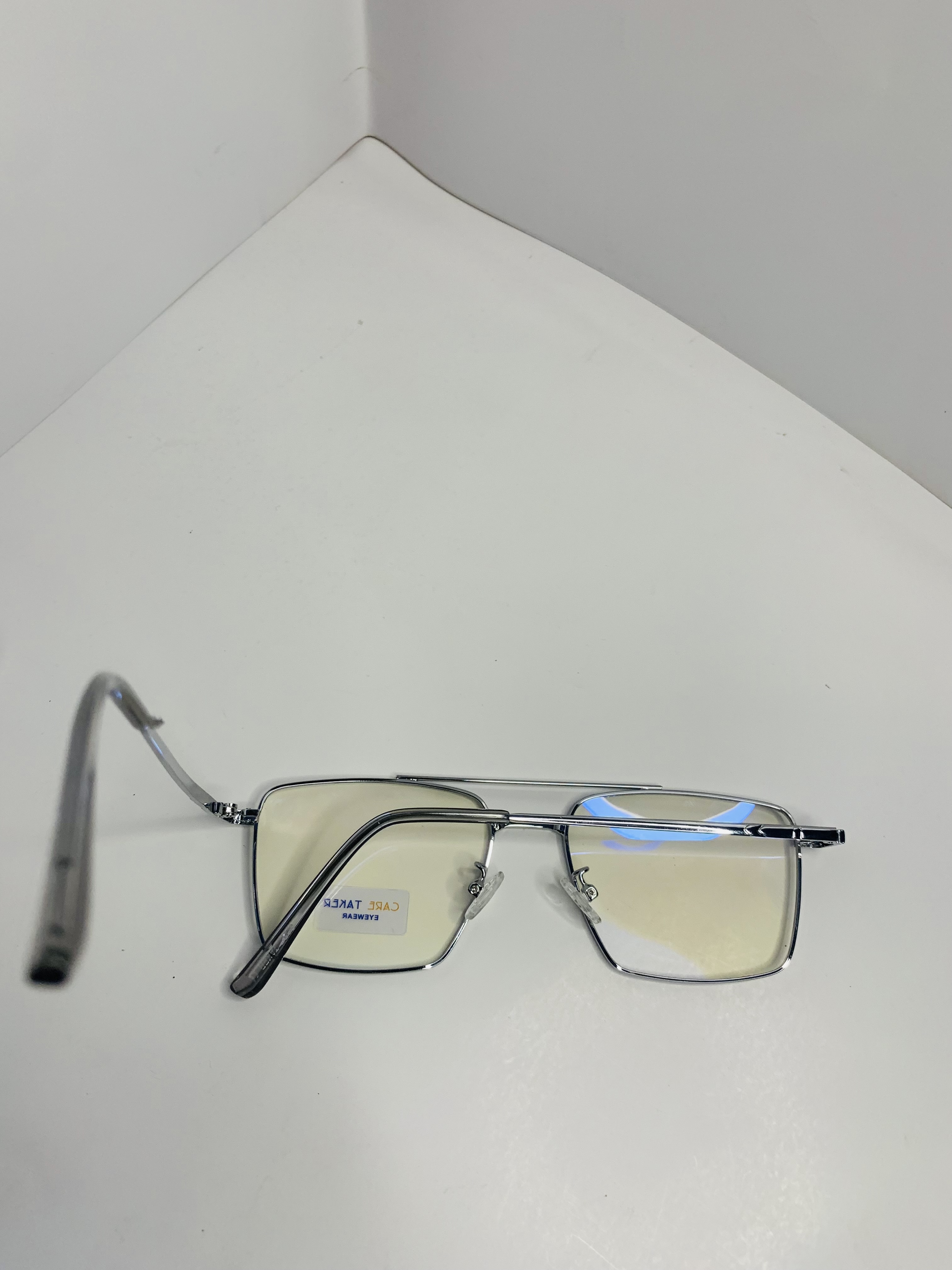 Silver computer spectacles
