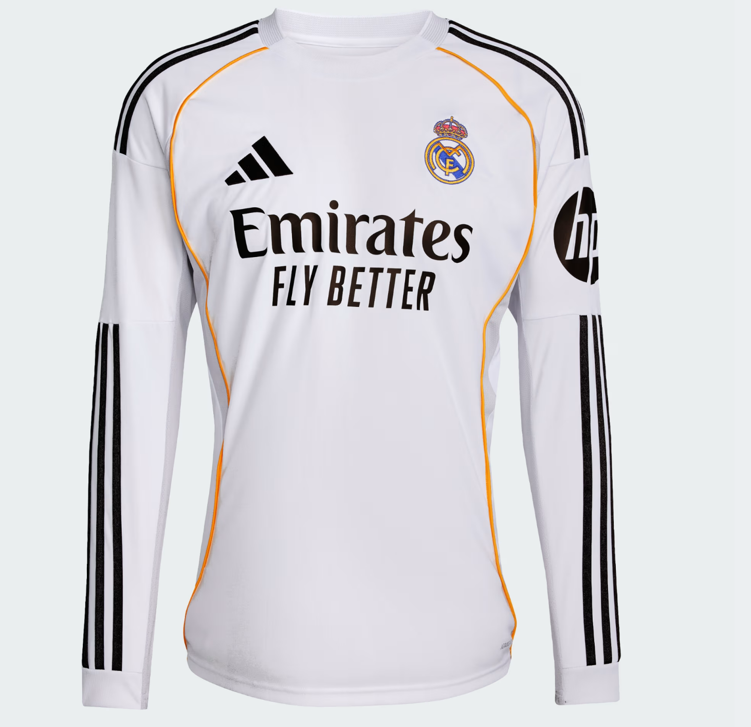 Real madrid 25/26 home kit long sleeve