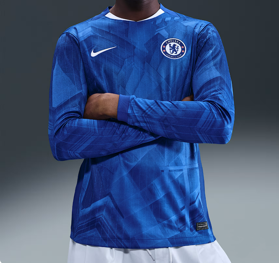 Chelsea home kit long sleeve 25/26