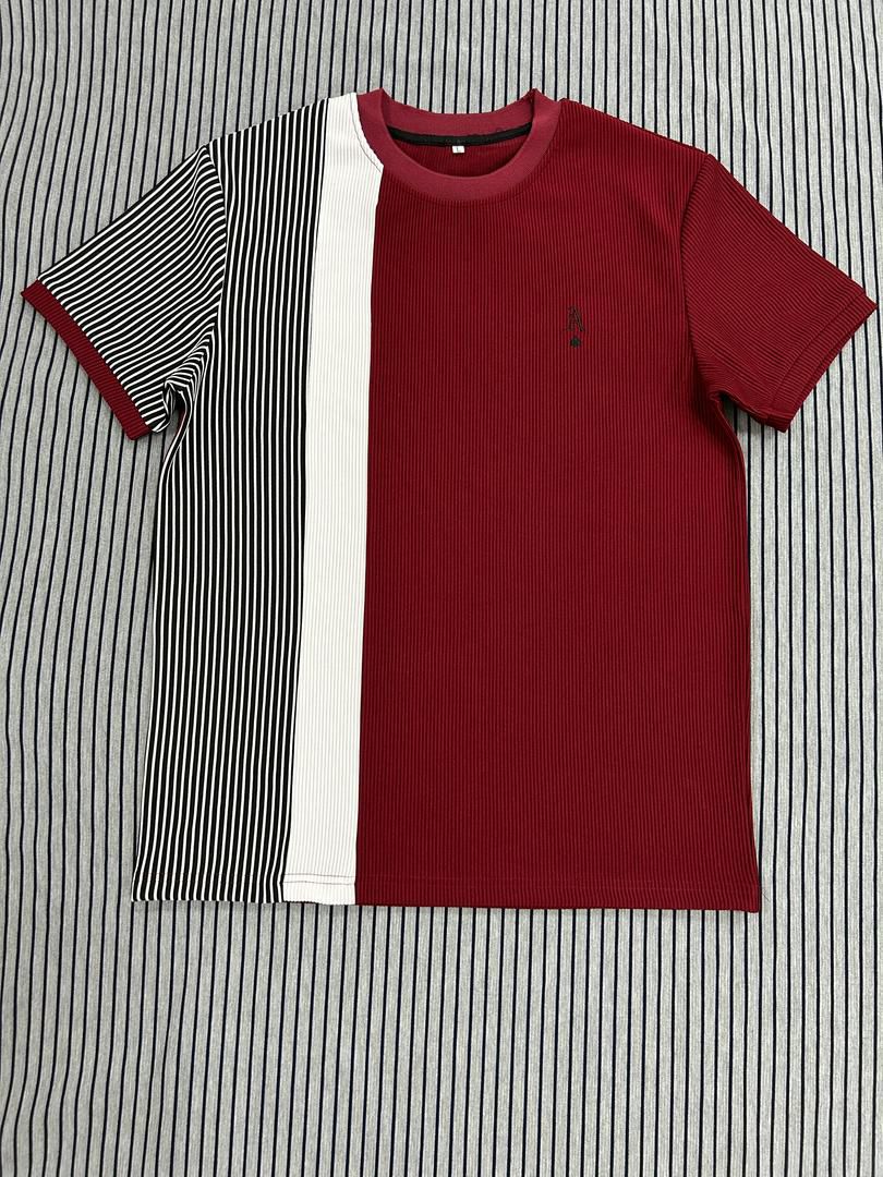 Red white stripped Tshirt