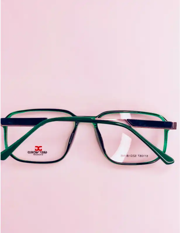 Green rectangle frame