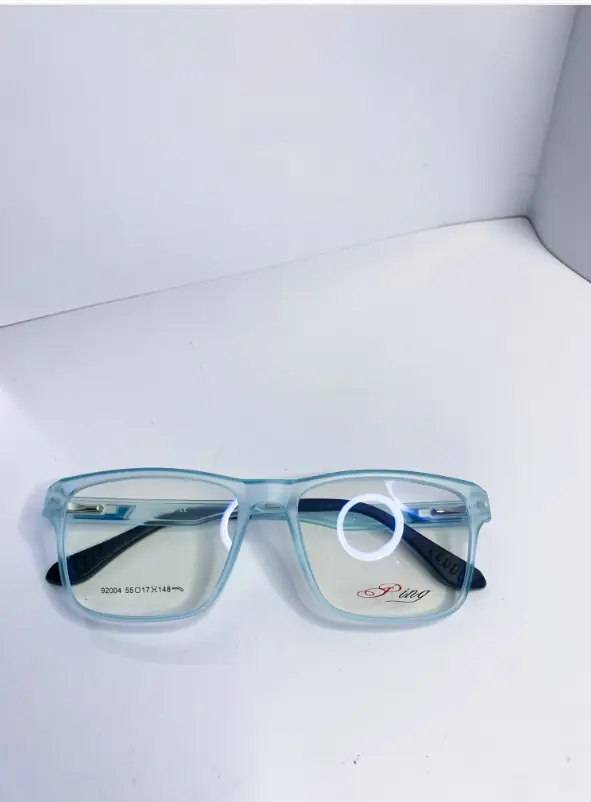 Light blue cut spects
