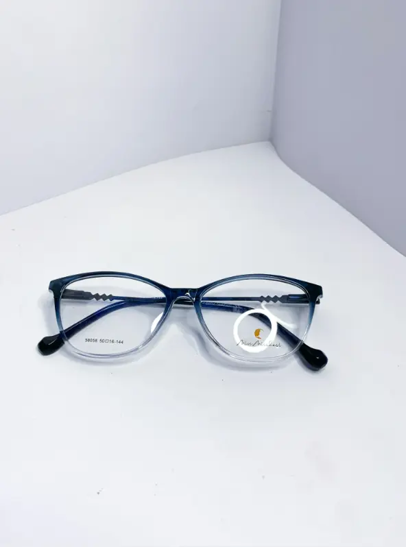 Pale black eye wear